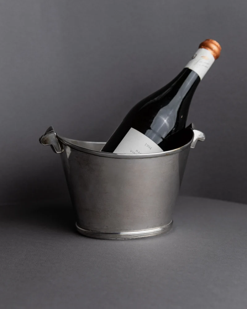 Vintage 1940s Silver Plated Champagne Cooler