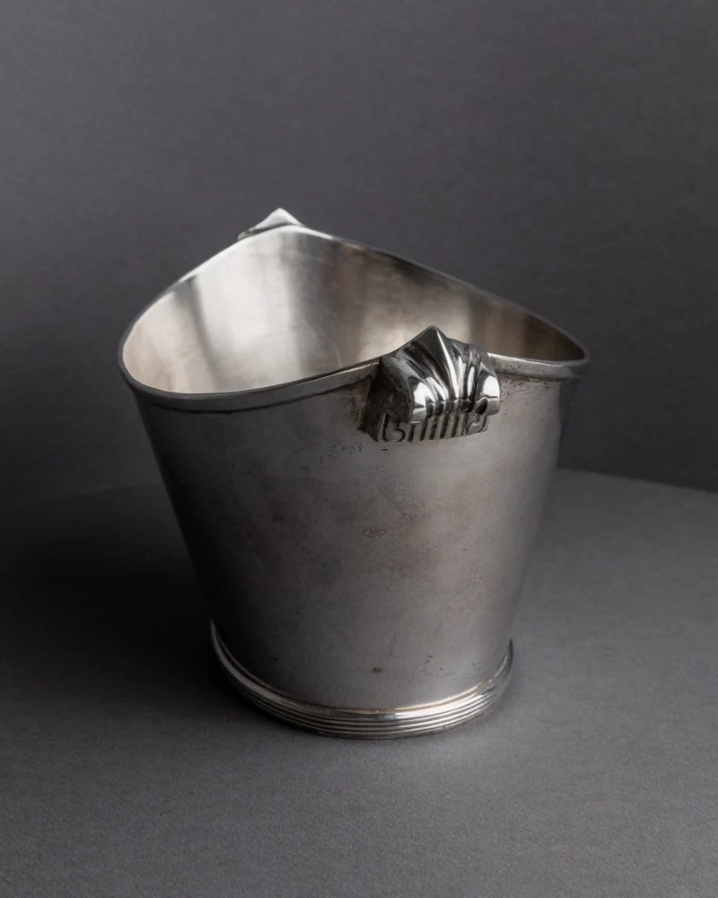 Vintage 1940s Silver Plated Champagne Cooler