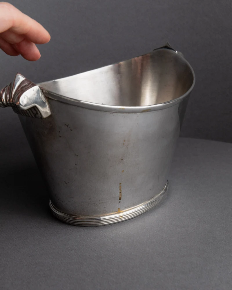 Vintage 1940s Silver Plated Champagne Cooler