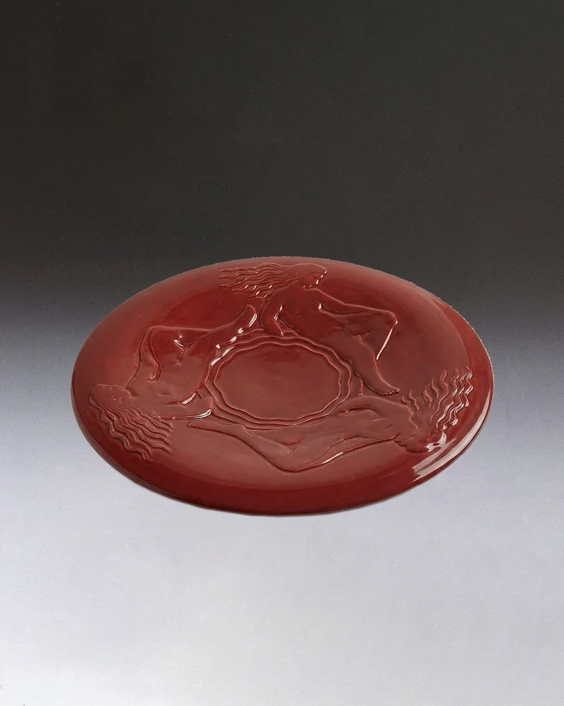 Art Deco Plate Mazeaud Faverot