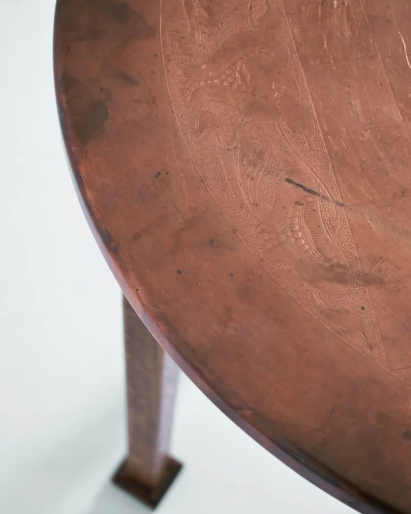 Viennese secession pedestal table, 1910s.