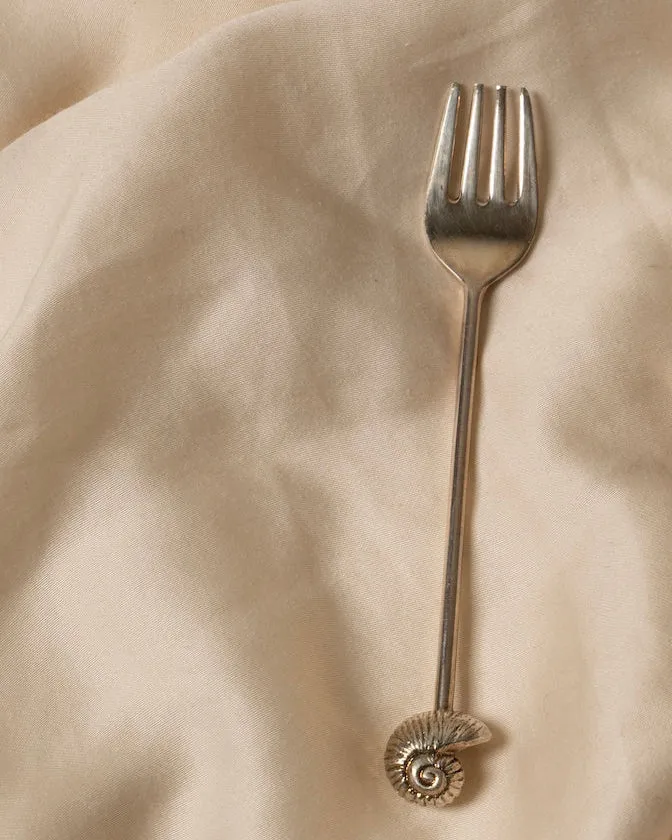 Silver Shell Fork Set of Two