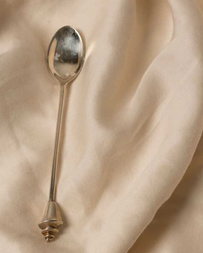 Silver Shell Spoon Set of Two