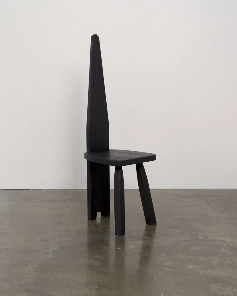Brutalist High Back Chair