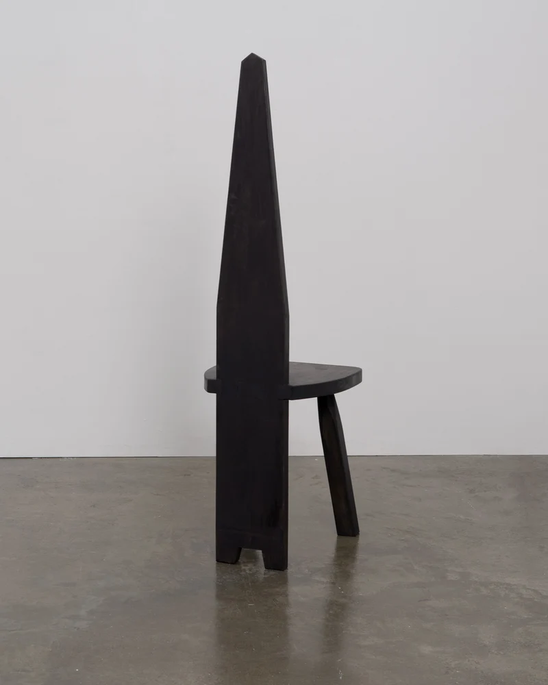 Brutalist High Back Chair