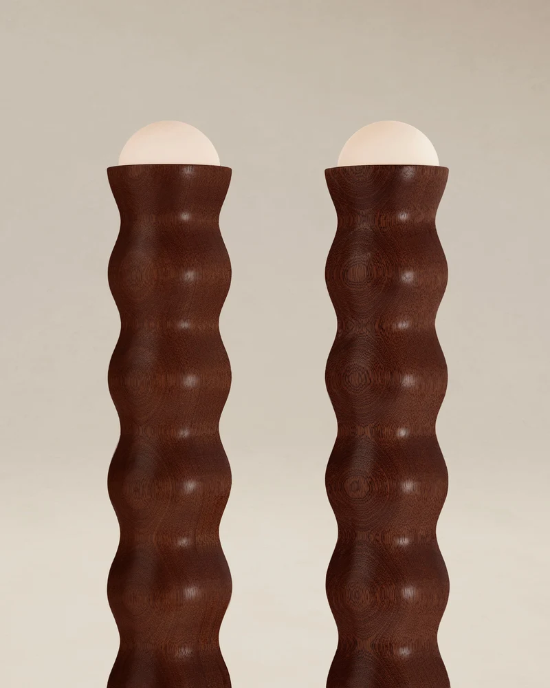 Tougarine Wood Floor lamp