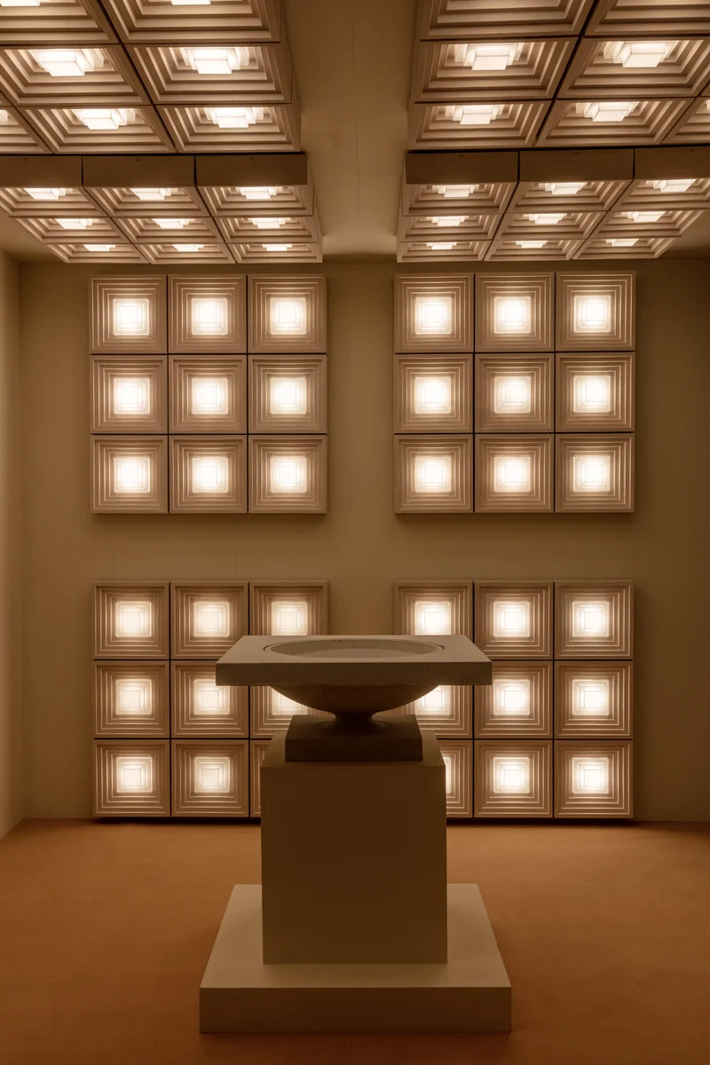 Brutalist Pantheum Surface Light Concrete Light