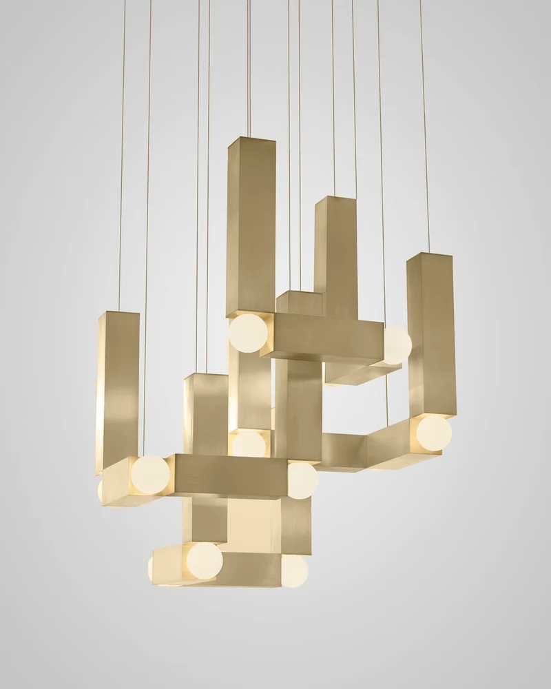Brutalist Vesper Quattro Bronze Light