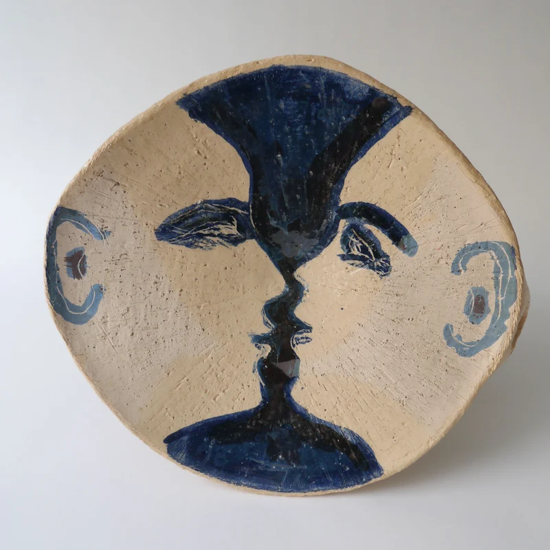 The Kiss Ceramic Plate