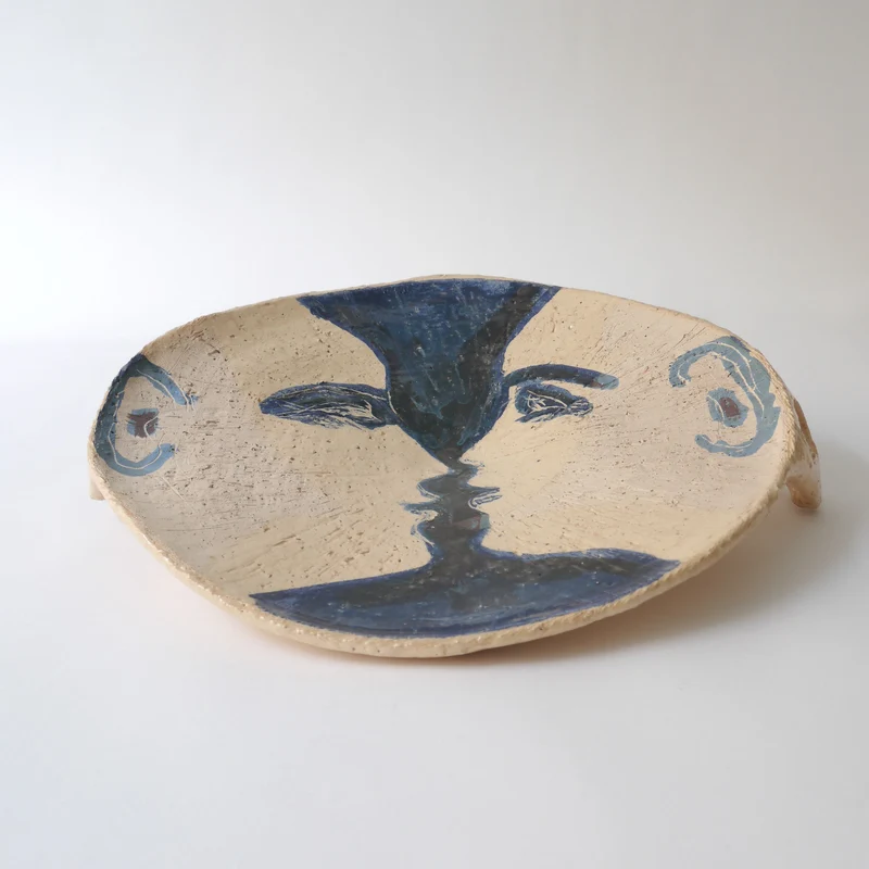 The Kiss Ceramic Plate