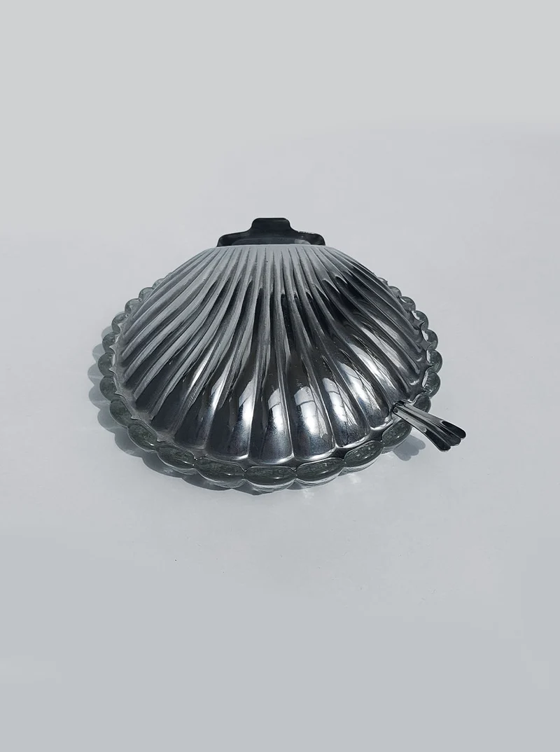 Large Shell Butter Dish