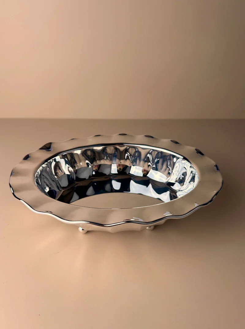 Mid Century silver plated italian bowl