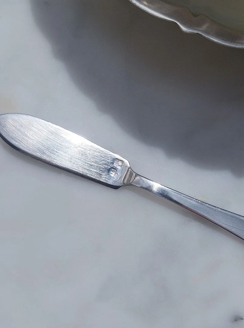 Shell Silver-Plated Butter Dish