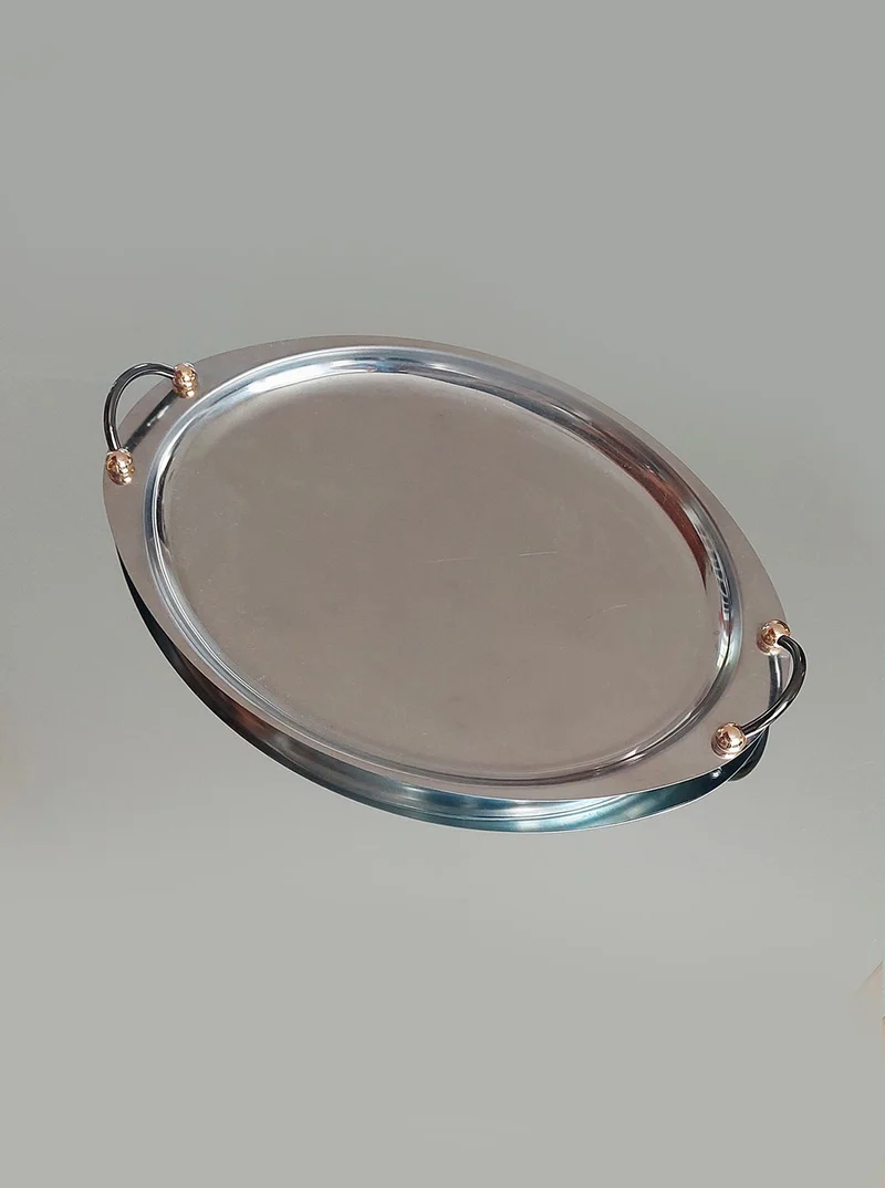 Medium Oval Steel Tray