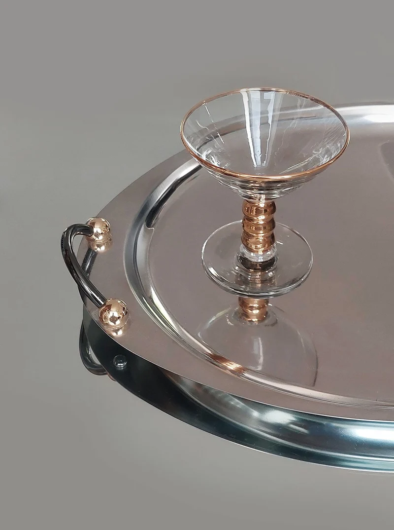 Medium Oval Steel Tray