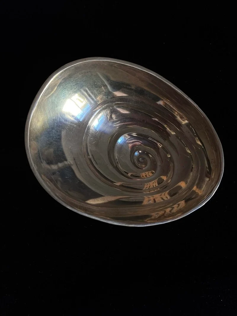 Rare Sterling Silver Midcentury Vide-Poches