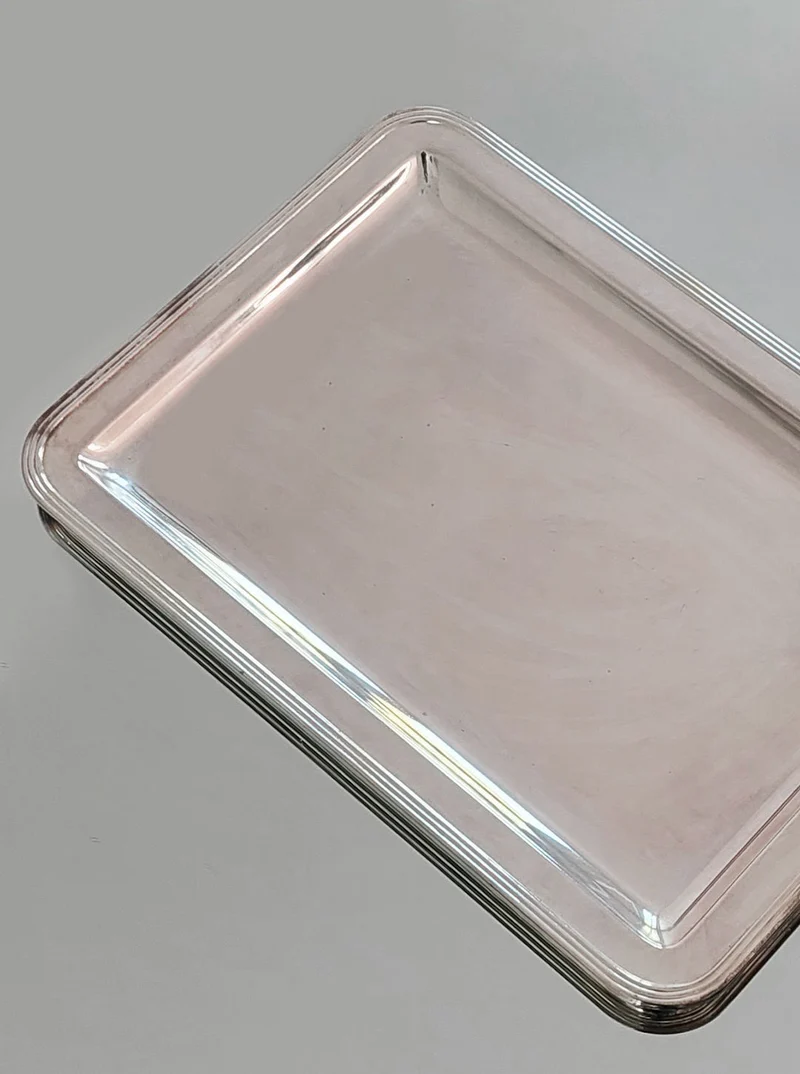 Silver-plated Rectangle Tray