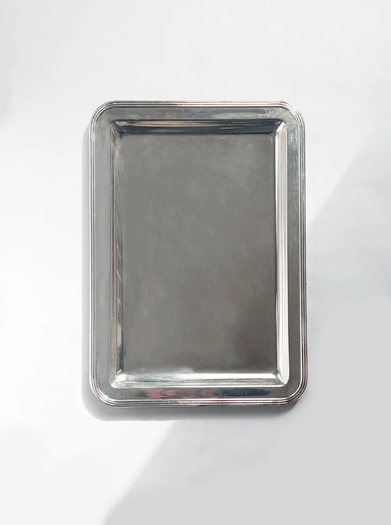 Silver-plated Rectangle Tray