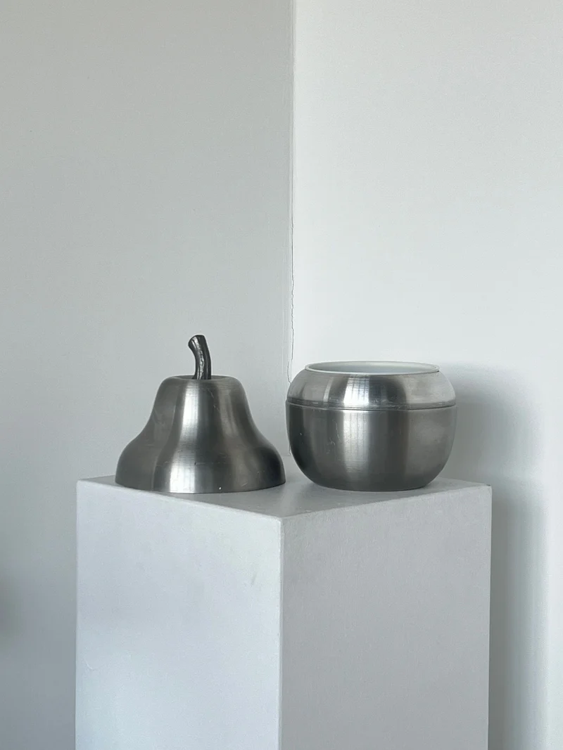 Pear Wine Cooler in Brushed Aluminium