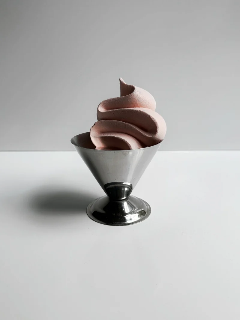 Set of 4 Italian Stainless Steel Dessert Cups