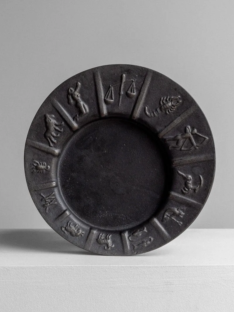 Cast Iron Zodiac Dish