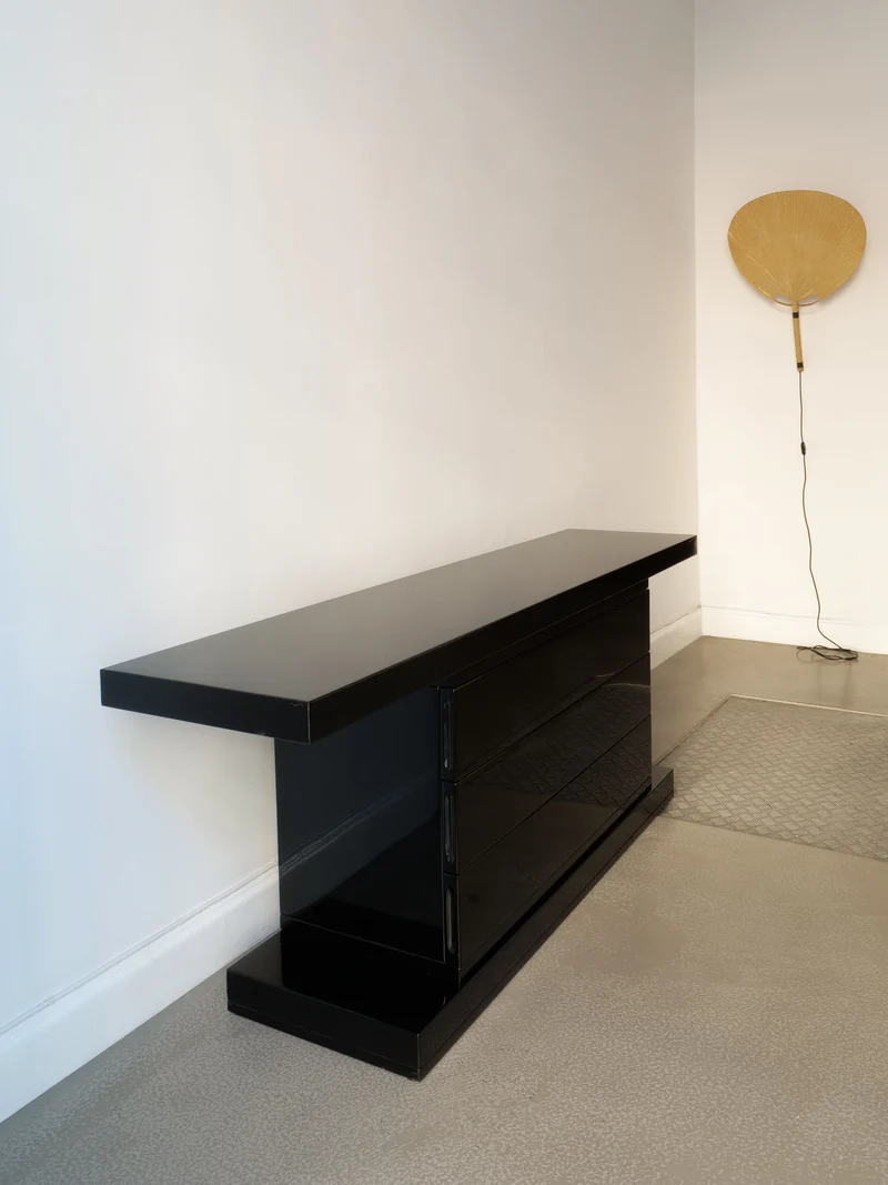 High Gloss Console Table 1970s