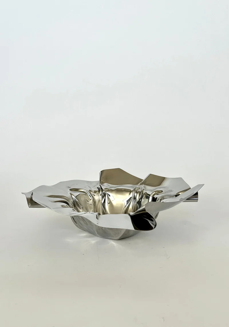 Folded Chrome Bowl