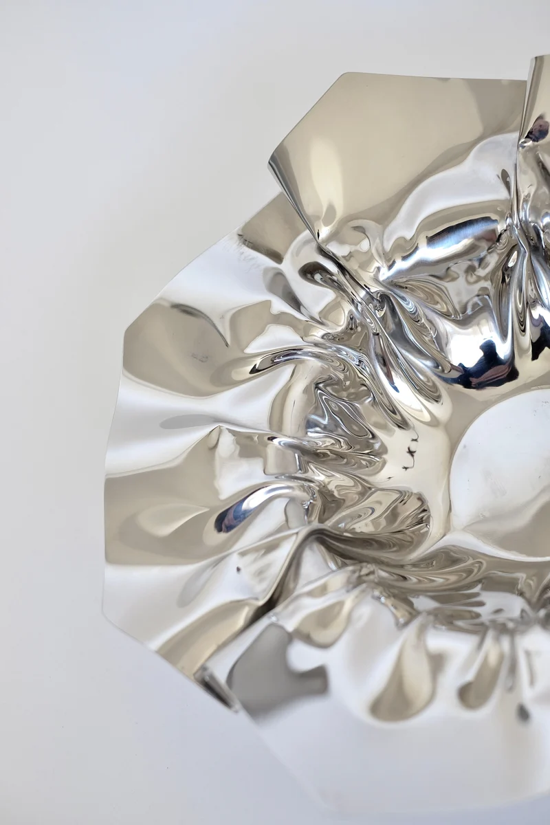 Folded Chrome Bowl