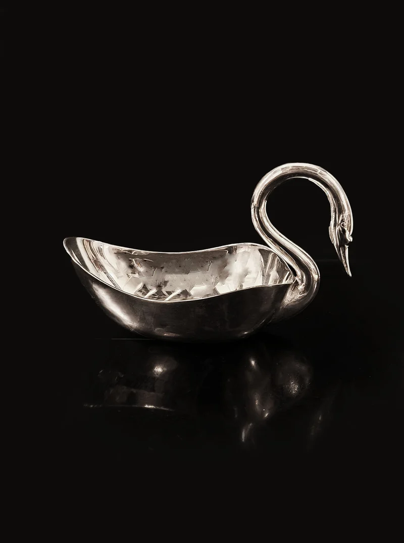 Swan Silver Saucer