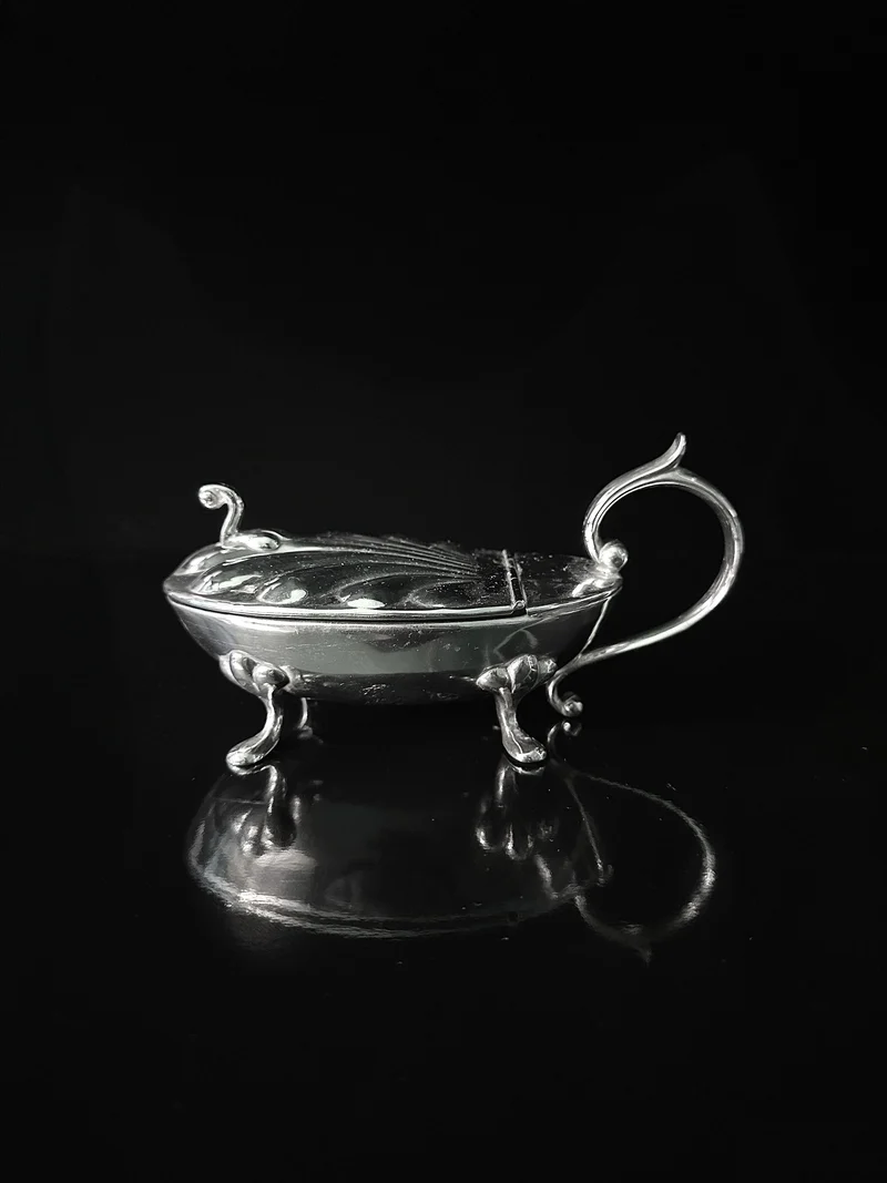 Silver-plated Caviar Frog 1950s