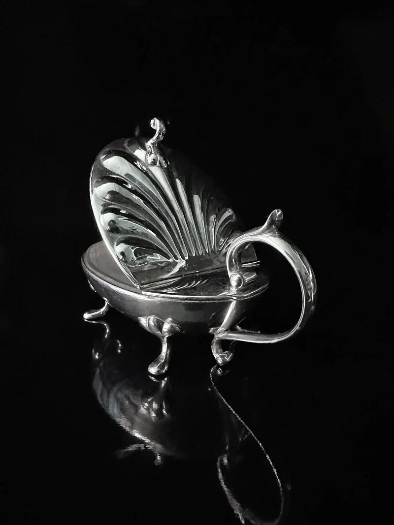 Silver-plated Caviar Frog 1950s