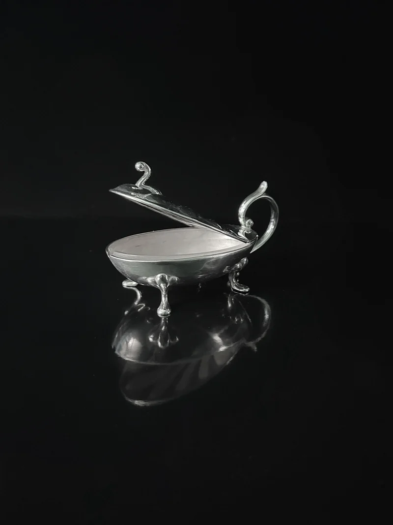Silver-plated Caviar Frog 1950s