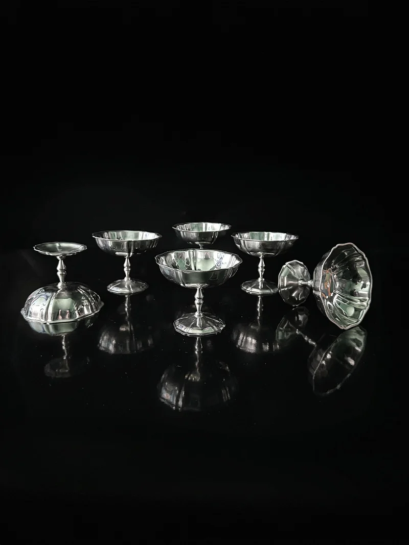 Italian Stainless Steel Dessert Coupe Set
