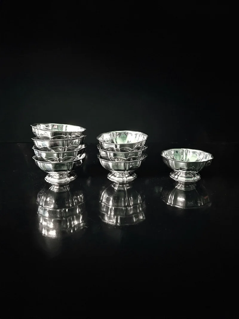 Italian Stainless Steel Dessert Coupe Set