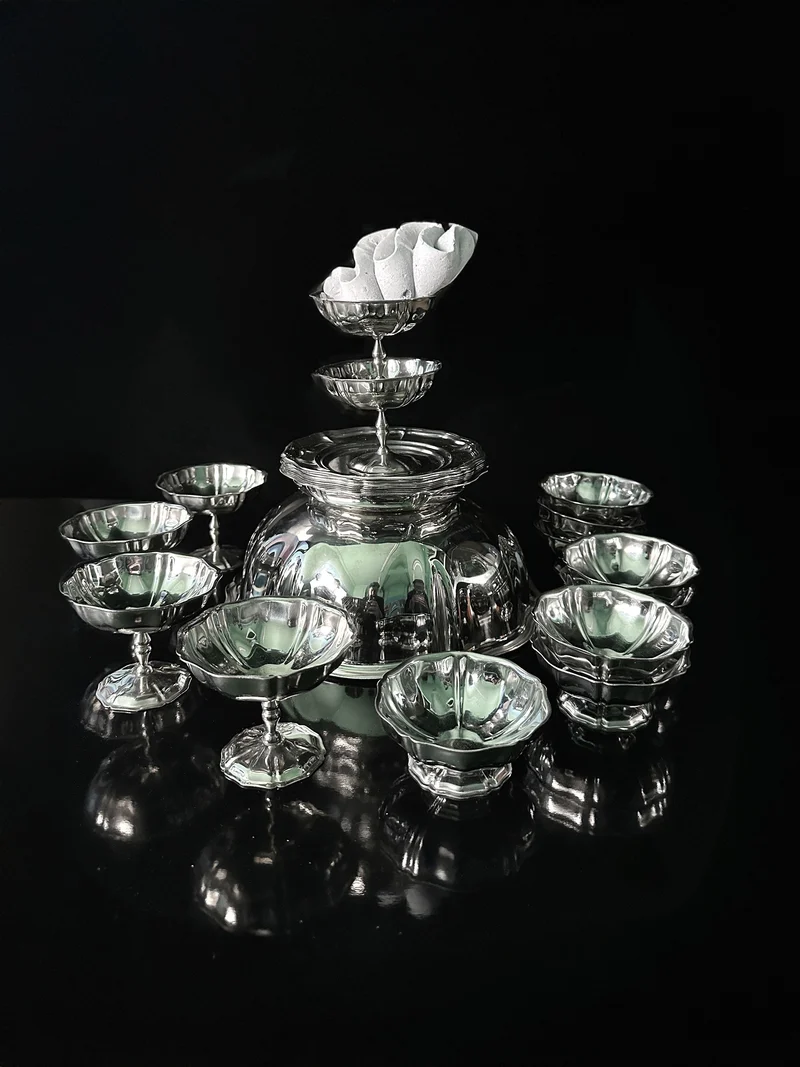 Italian Stainless Steel Dessert Coupe Set