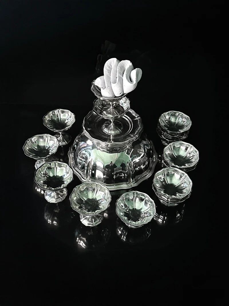 Italian Stainless Steel Dessert Coupe Set
