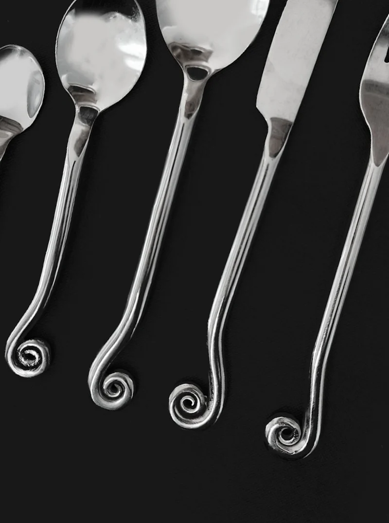 Set of 5 Swirling Cutlery