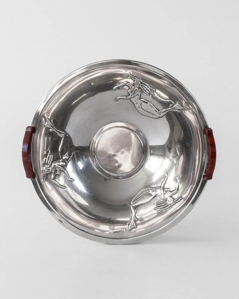 Decorative Silver-Plated Dish | Sweden, 1930s