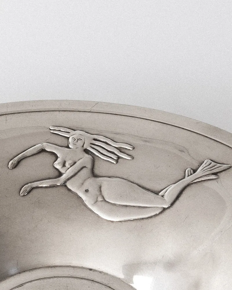 Decorative Silver-Plated Dish | Sweden, 1930s