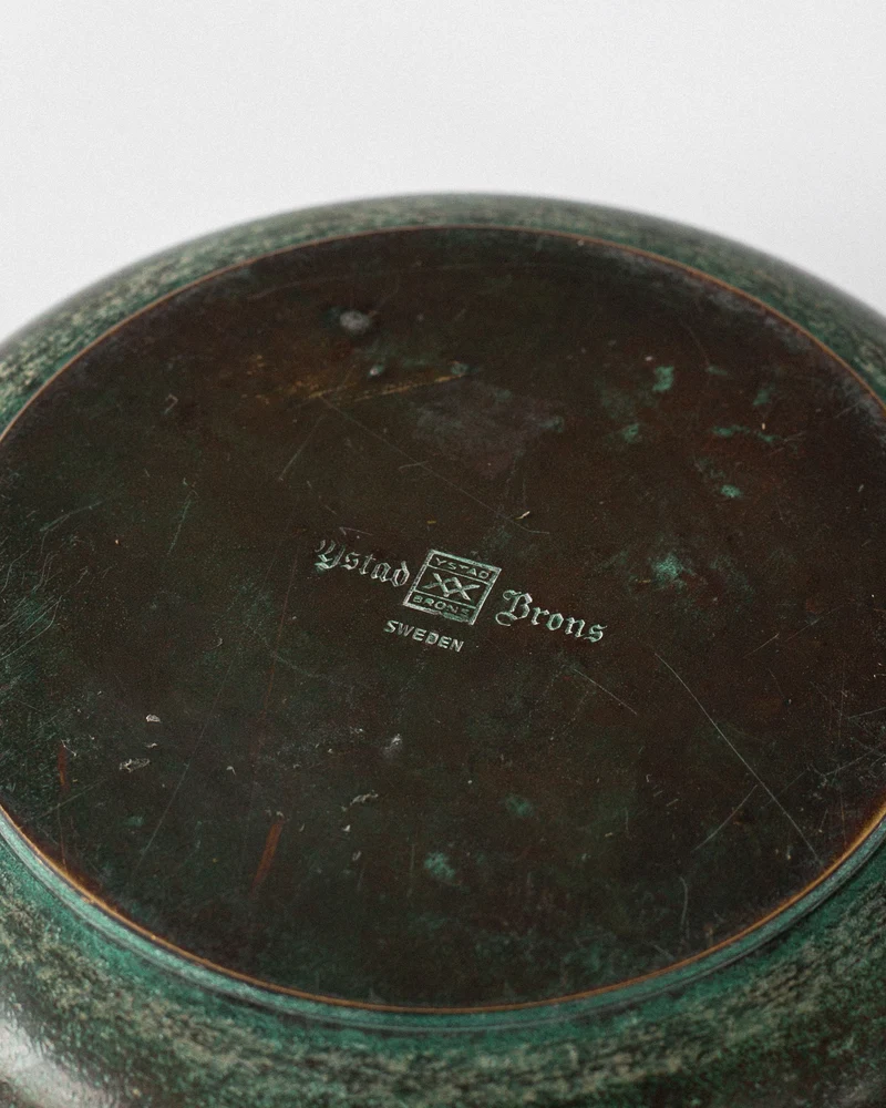 Art Deco Bronze Bowl | Sweden, 1930s