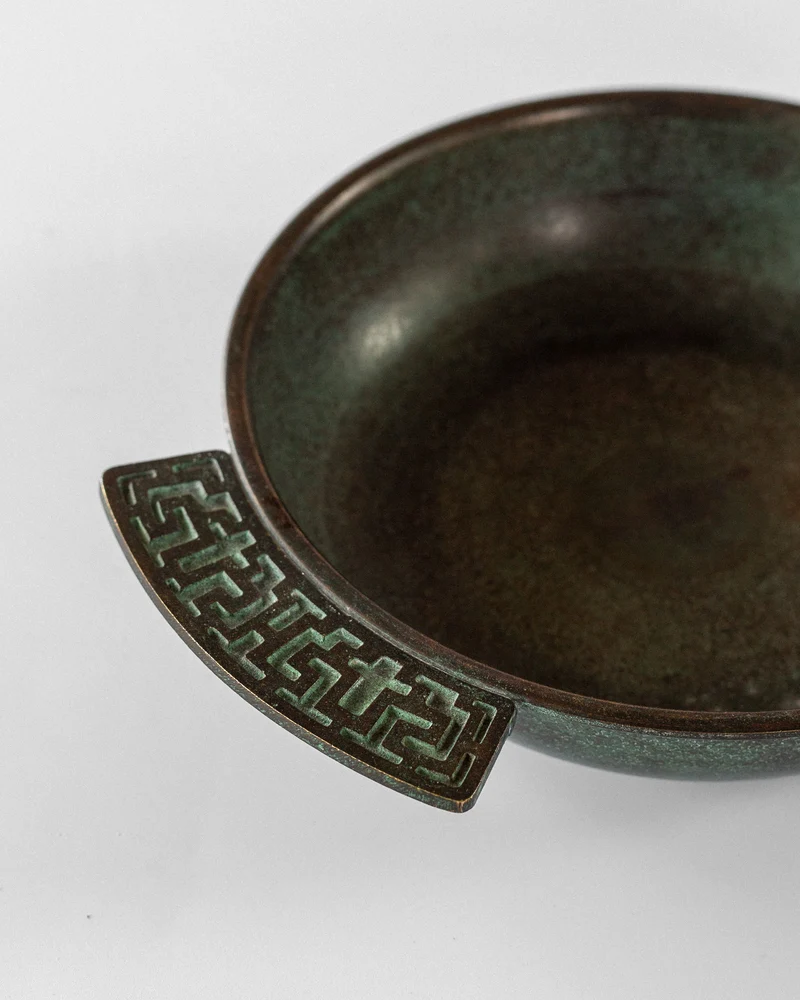 Art Deco Bronze Bowl | Sweden, 1930s