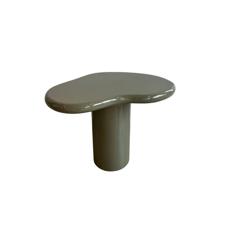 Table d'appoint - Jonah - Medium - Vert olive - StoneSkin brillant