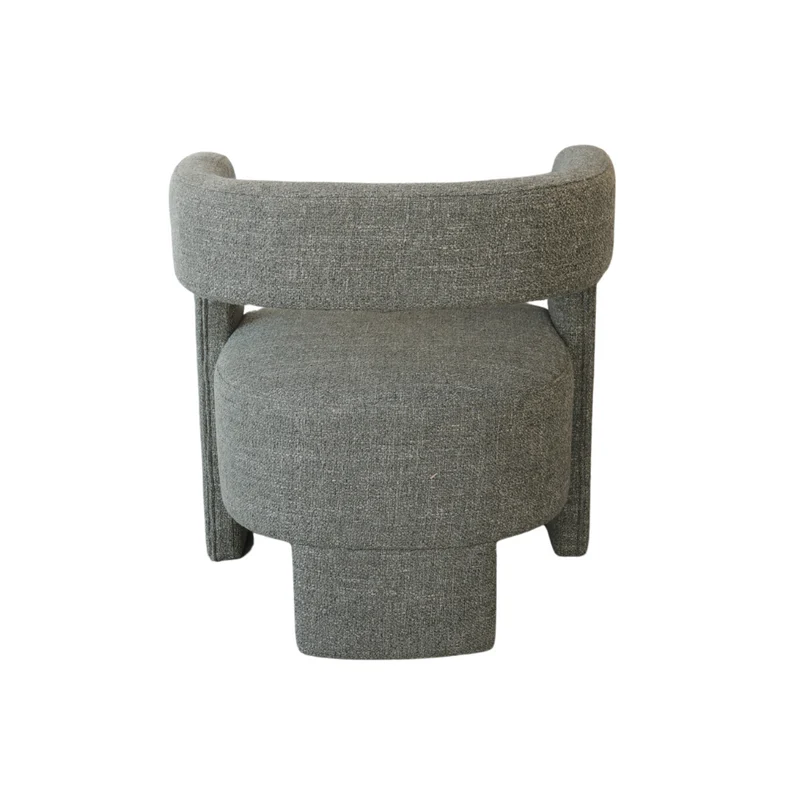 Avignon - Fauteuil avec accoudoir - L 69 cm - Disponible en Vert mousse, Bouclé ivoire et Tissage grès