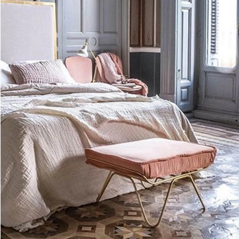 Pouf Croisette Velours