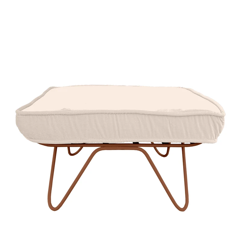 Pouf Croisette Velours