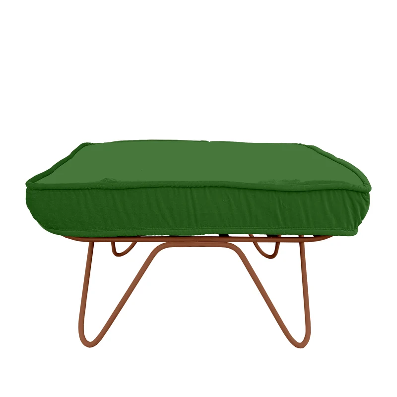 Pouf Croisette Velours