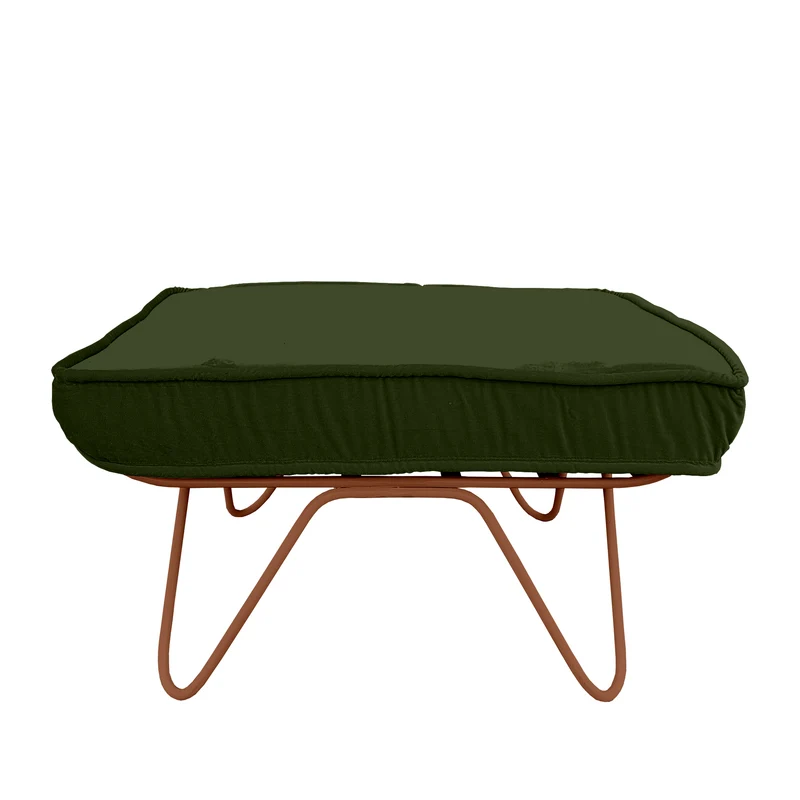 Pouf Croisette Velours
