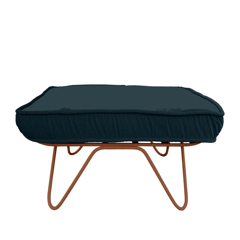 Pouf Croisette Velours