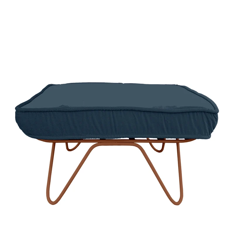 Pouf Croisette Velours