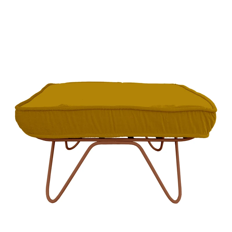 Pouf Croisette Velours